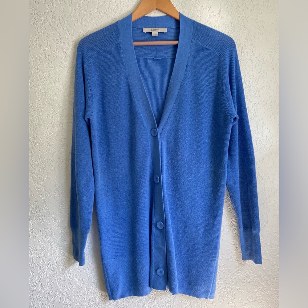 Loft Linen Blend Cardigan